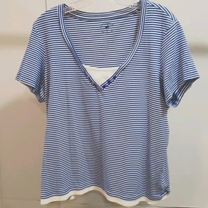 WhiteStag XL blue tee shirt top short sleeve